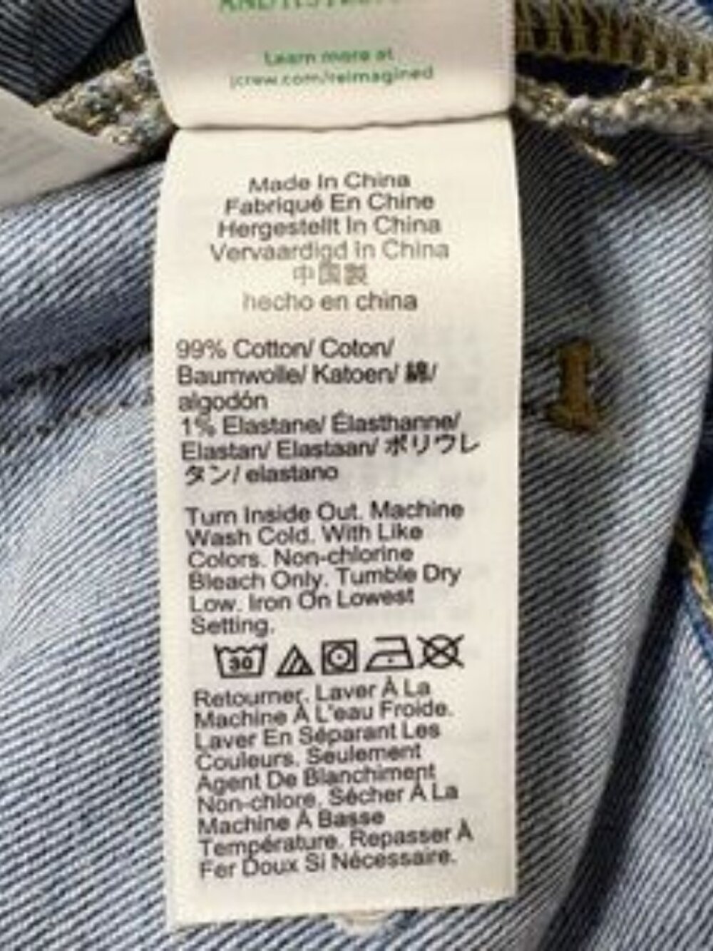 NWT J. Crew Sailor Denim High Rise Wide Leg Trouser Jeans in Blue River Wash - Picture 7 of 7